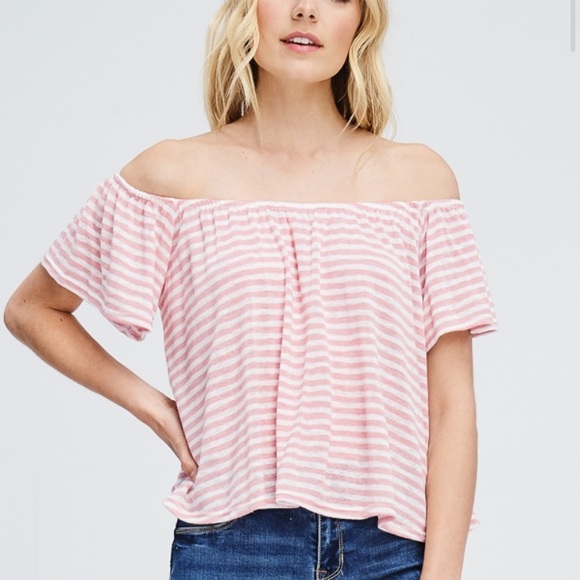 Nautical Summer Strapless Crop Top - Picture 4 of 8
